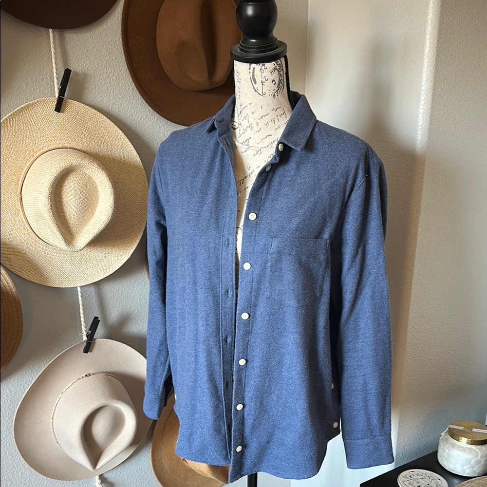 Madewell Cozy Blue Knit Sweater